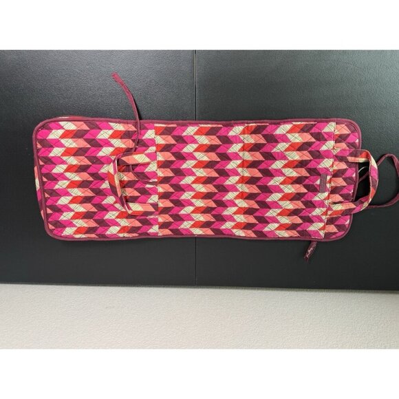 Retired Vera Bradley Bohemian Chevron Quilted Hanging Toiletry Bag - Picture 3 of 5